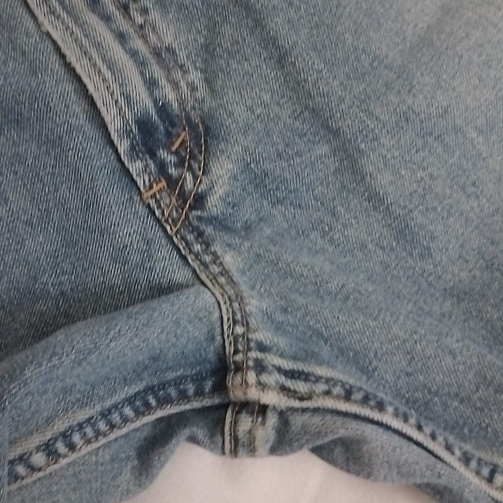 Levi's 569 Loose Straight Fit Denim Red Tab VTG 90s 100% COTTON 36x32 Blue Wash - Picture 12 of 17